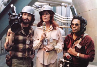 Michael Douglas and Jane Fonda in The China Syndrome, 1979