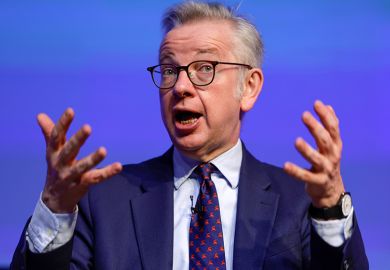 Michael Gove, secretary of state for levelling up, housing and communities and minister for intergovernmental relations, attends day two of the Conservative Conference at the SEC Centre on 29 April 2023 in Glasgow, Scotland. 