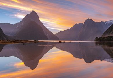 Milford Sound sunset Milford Sound sunset