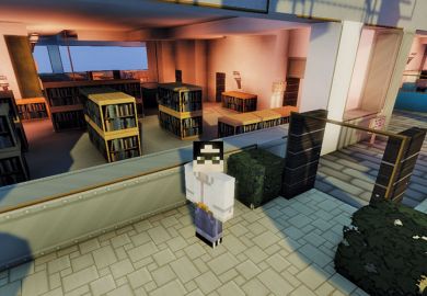 Minecraft screenshot, University of Hull