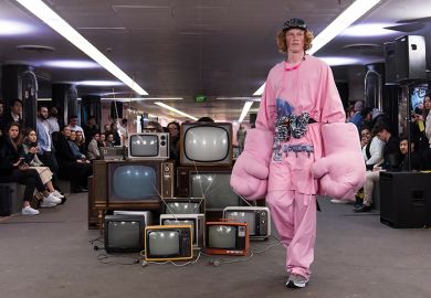 Model at Melbourne Fashion Week