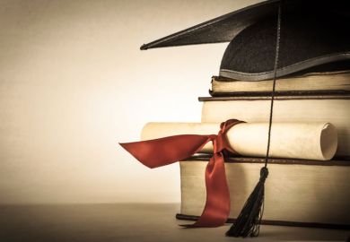 Mortar board degree certificate books