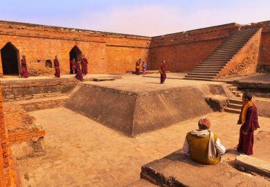 The site of ancient Nalanda University