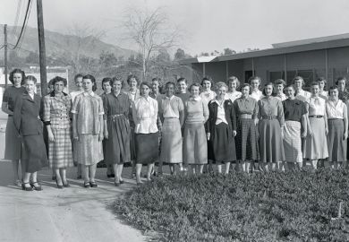 Nasa Jet Propulsion Laboratory team, Pasadena, California, 1953