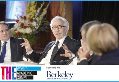 Nicholas Dirks at the World Academic Summit in Berkeley 2016