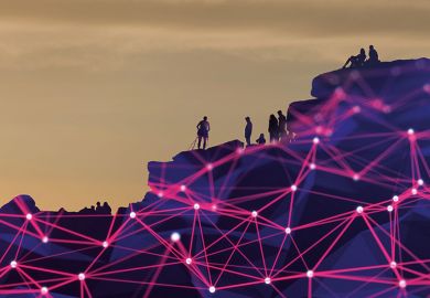 montage of people climbing gritstone rocks in Northern England with science networks