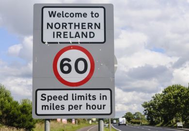Northern Ireland road sign