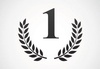 Number one laurel wreath (illustration)
