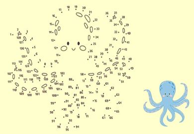 A join-the-dots octopus, symbolising university policy A join-the-dots octopus, symbolising university policy