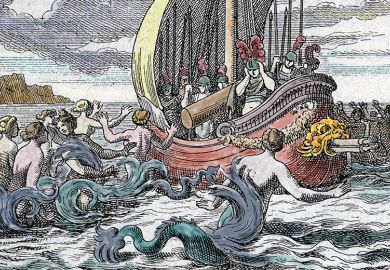 Sirens seek to trap Ulysses' ship