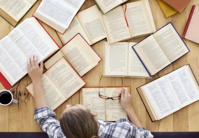 Open books, symbolising humanities open access