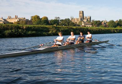 Oxford rowing quad