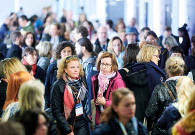 Crowd of attendees at EAIE Helsinki 2019 Crowd of attendees at EAIE Helsinki 2019