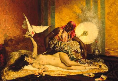 Ferdinand Roybet, Odalisque (La Sultane), c. 1875
