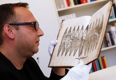 Cartography believed to be the fifth existing version of a map by Martin Waldseemuller