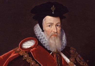 Painting of William Cecil, 1st Baron Burghley, Lord Burghley
