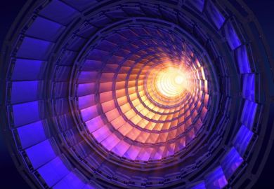 Particle accelerator tunnel