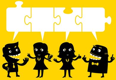 Illustration of people talking with speech bubbles above their heads (16 February 2017)