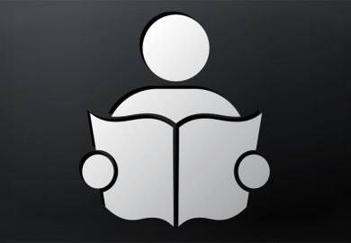 Person reading (illustration)