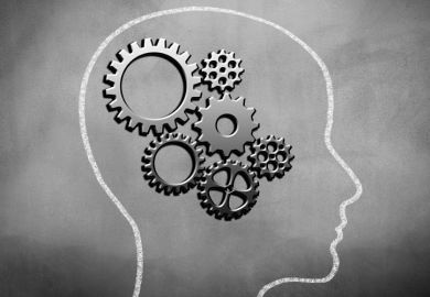 Person's head, cogged wheels, brain, mental health Person's head, cogged wheels, brain, mental health