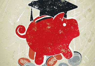 A piggy bank wearing a mortar board A piggy bank wearing a mortar board