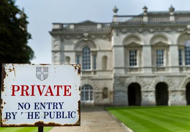 Private notice outside Senate House, Cambridge University. To illustrate universities resisting public examination. Private notice outside Senate House, Cambridge University. To illustrate universities resisting public examination.