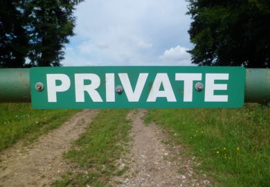 Private sign