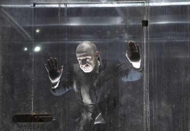 Jonathan Slinger as Prospero in William Shakespeare's The Tempest directed by David Farr at the Royal Shakespeare Theatre in Stratford-upon-Avon. Jonathan Slinger as Prospero in William Shakespeare's The Tempest directed by David Farr at the Royal Shakespeare Theatre in Stratford-upon-Avon.
