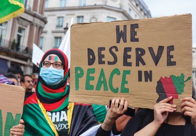 Afghanistan protest in London