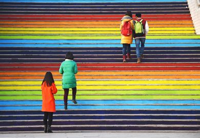 rainbow steps