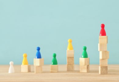Piles of wood blocks Piles of wood blocks, symbolising ranking