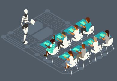 A robot teacher