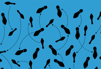 Multiple sets of footprints