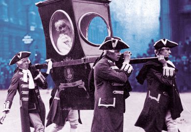 Sedan chair being carried