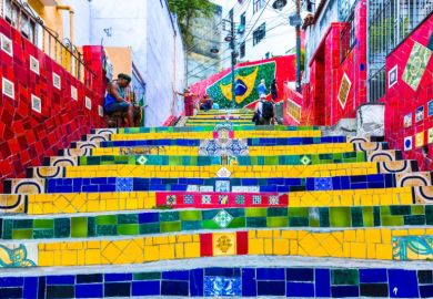  Selaron stairway in Rio de Janeiro, Brazil