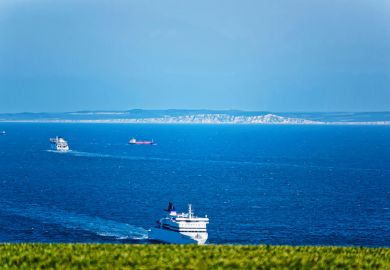 Ships in the English Channel