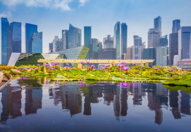 Singapore business district