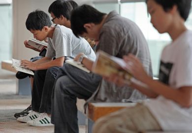 Singaporean children reading