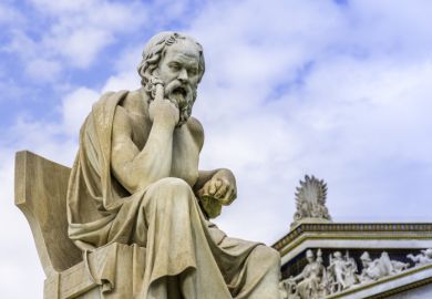 A statue of Socrates A statue of Socrates