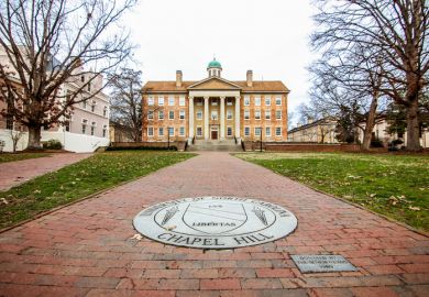South Building on the campus of UNC-Chapel Hill.