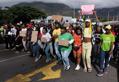 Students from various tertiary education institutions protest over funding grievances Students from various tertiary education institutions protest over funding grievances