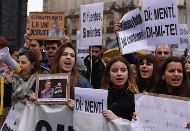 spanish-student-protest