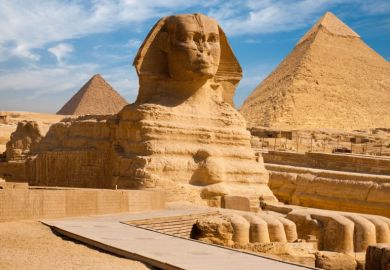 sphinx pyramid Giza Egypt