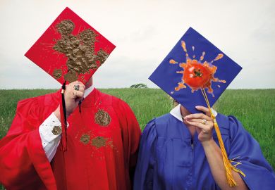 Spoiled mortar board