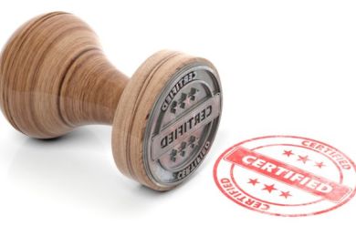 A stamp of approval A stamp of approval