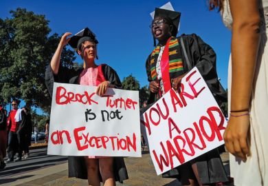 Stanford University students in solidarity for Brock Turner rape victim Stanford University students in solidarity for Brock Turner rape victim