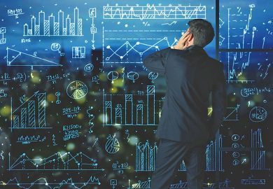 Statistics on digital screen Statistics on digital screen