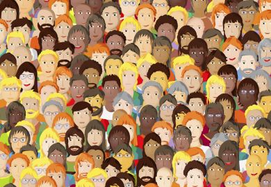 Student community Group of young people