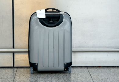 Suitcase left unattended in airport Suitcase left unattended in airport