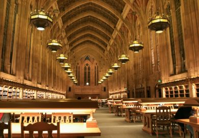 Suzzallo library at the University of Washington in Seattle